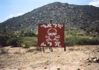 Minefield marking in Eritrea